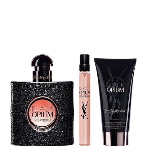 ysl black opium perfume gift set|opium perfume gift set boots.